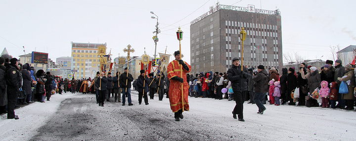 В праздник Светлой Пасхи в Воркуте пройдут два Крестных хода.